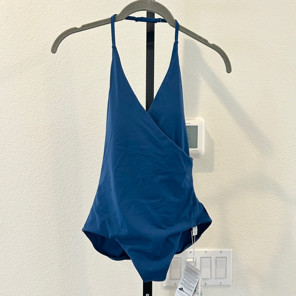Skin one-piece Swimwear in Navy Blue, Size XS, New with Tag